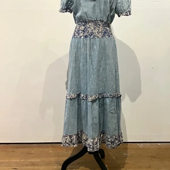 Red + Olive boho dress - Picture 11 of 15